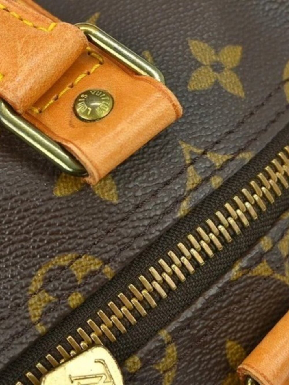 BUYIT03 LOUIS VUITTON KEEPALL 55 TRAVEL HANDBAG MONOGRAM M41424 MI9008 RQ02698 - Picture 11 of 16